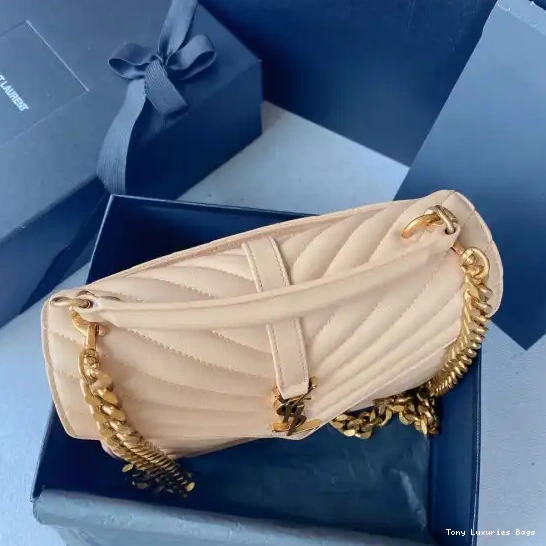 Tony Luxuries Medium shoulder leather YSL bag-24*17*6.5cm 0616